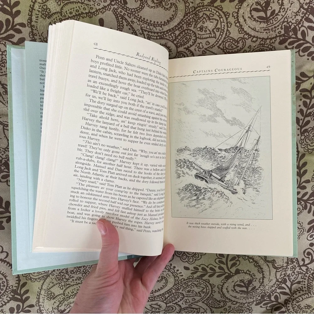 Vintage 1994 Readers Digest Edition of Captains Courageous by Rudyard Kipling - Picture 11 of 12